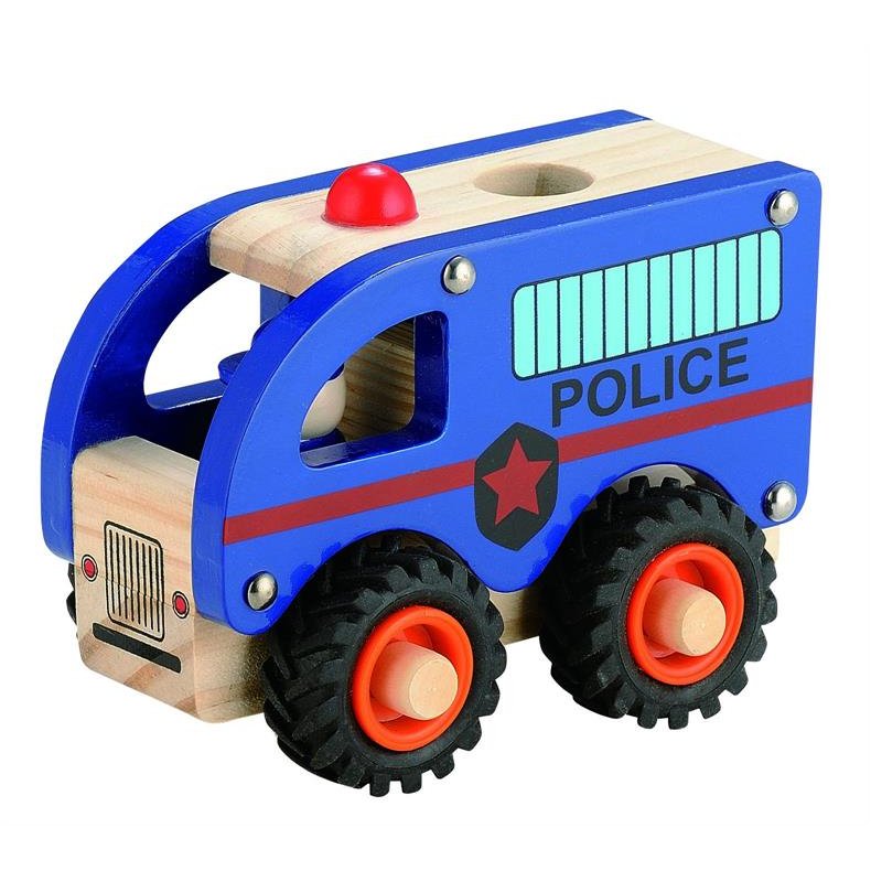 Magni - Politibus i tr m. gummihjul