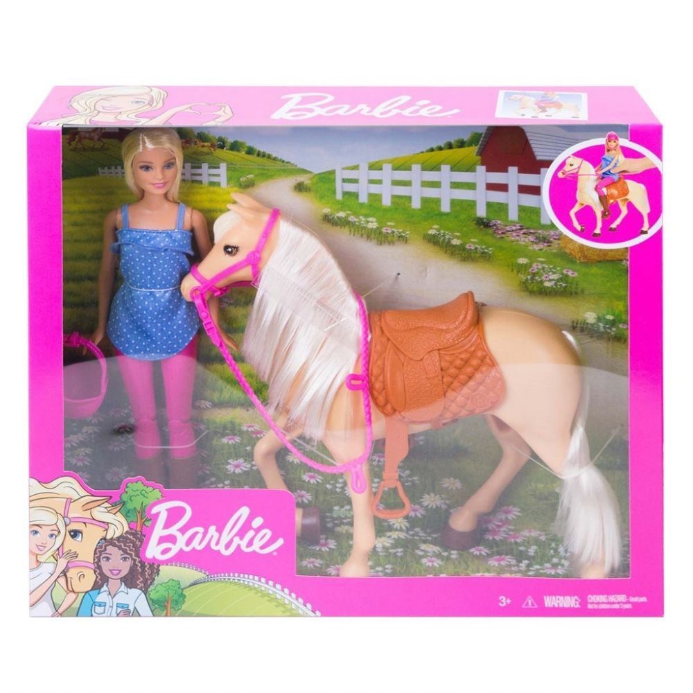 - Hest og Rytter - Barbie - Ellebelleleg.dk
