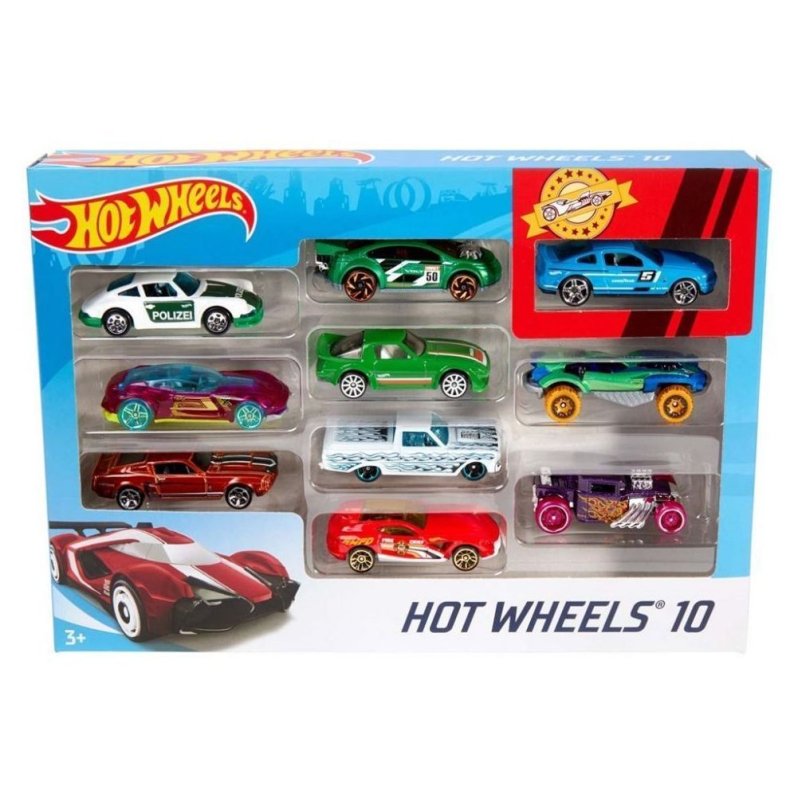 Hot Wheels - Legetjsbiler Metal biler 10 pack