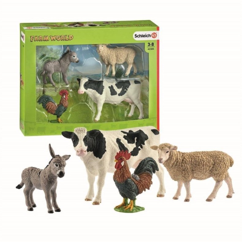 Schleich - Dyr p Bondegrden - Farm World Starter-St