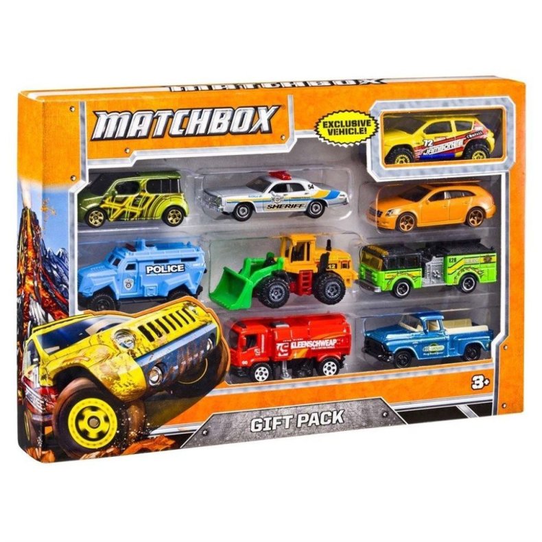 Matchbox - Legetjsbiler i ske med 9 assorteret