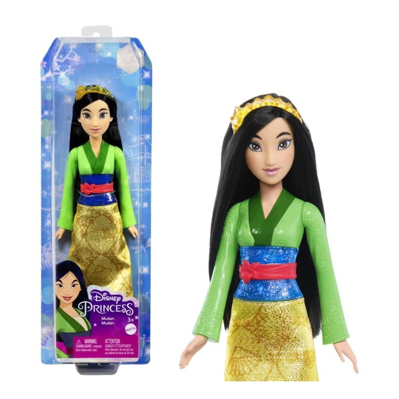 Disney Princess Royal Shimmer Mulan Dukke (HLW14)